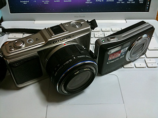 E-P1 �� Caplio R5
